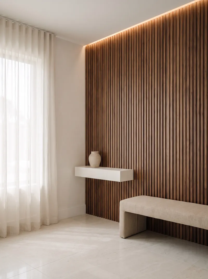 Design inspiration: Fluted accent wall